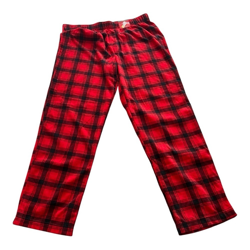 ❤️3/$15 Wondershop Men's Red & Black Plaid Pajama Pants- Size L